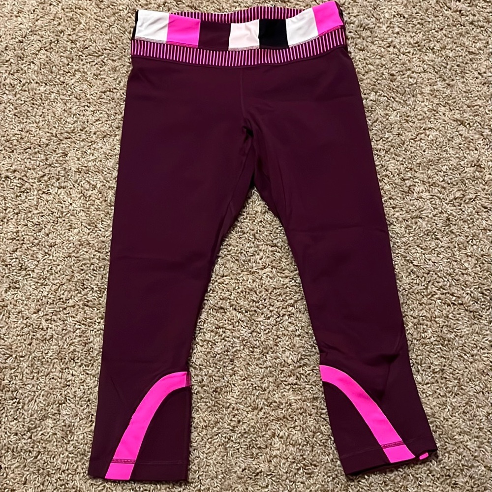 Lululemon cropped legging, size 6